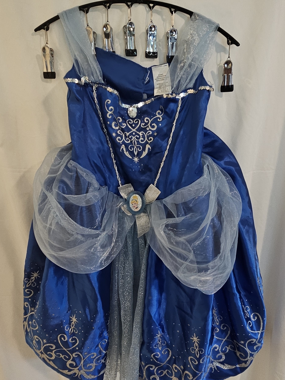 Disney Cinderella Princess Costume with Silver Accents